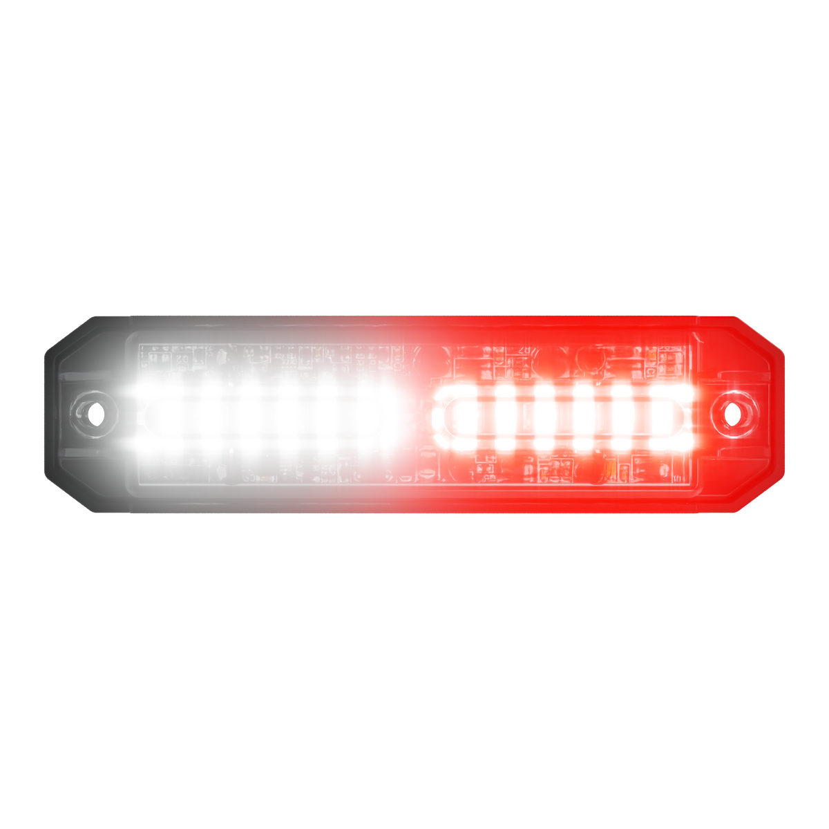 Abrams Ultra 12 LED Grill Light Head Red/White — YP Signal Corp