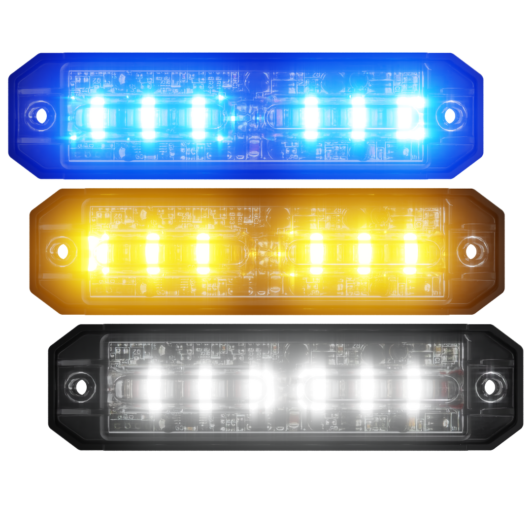 Abrams Ultra 18 LED Tri-Color Grill Light Head - Blue/Amber/White