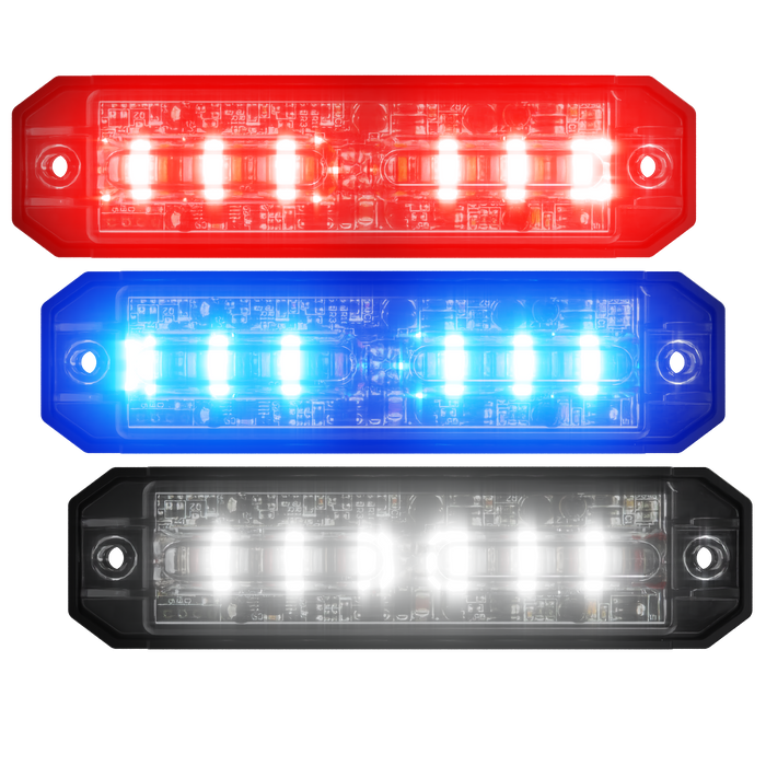 Abrams Ultra 18 LED Tri-Color Grill Light Head - Red/Blue/White
