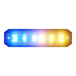 Load image into Gallery viewer, Abrams Ultra 6 LED Grill Light Head - Amber/Blue
