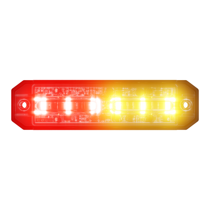 Abrams Ultra 6 LED Grill Light Head - Amber/Red