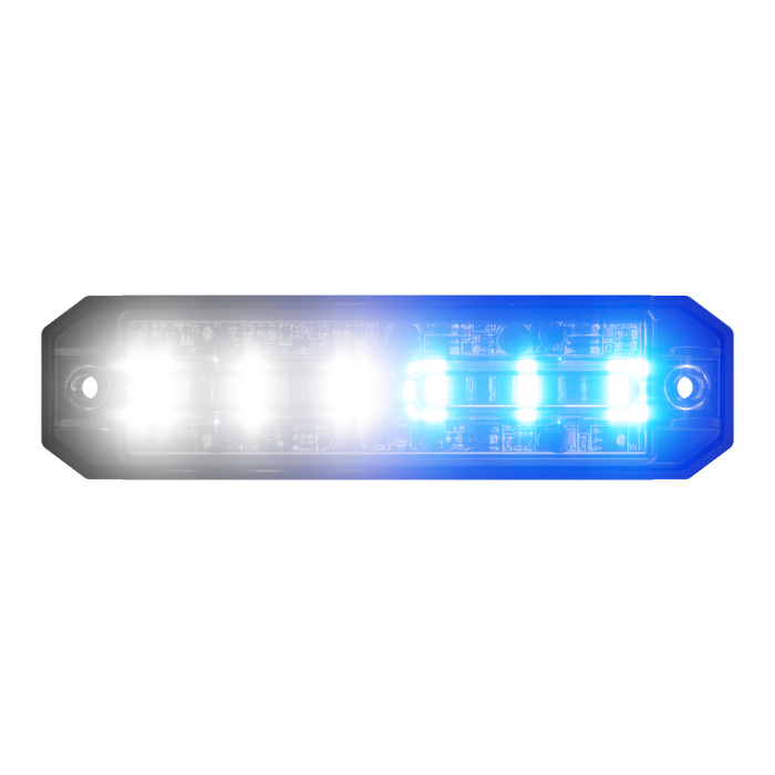 Abrams Ultra 6 LED Grill Light Head - Blue/White