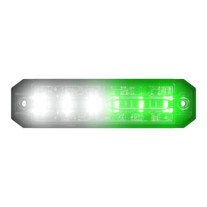 Abrams Ultra 6 LED Grill Light Head - Green/White