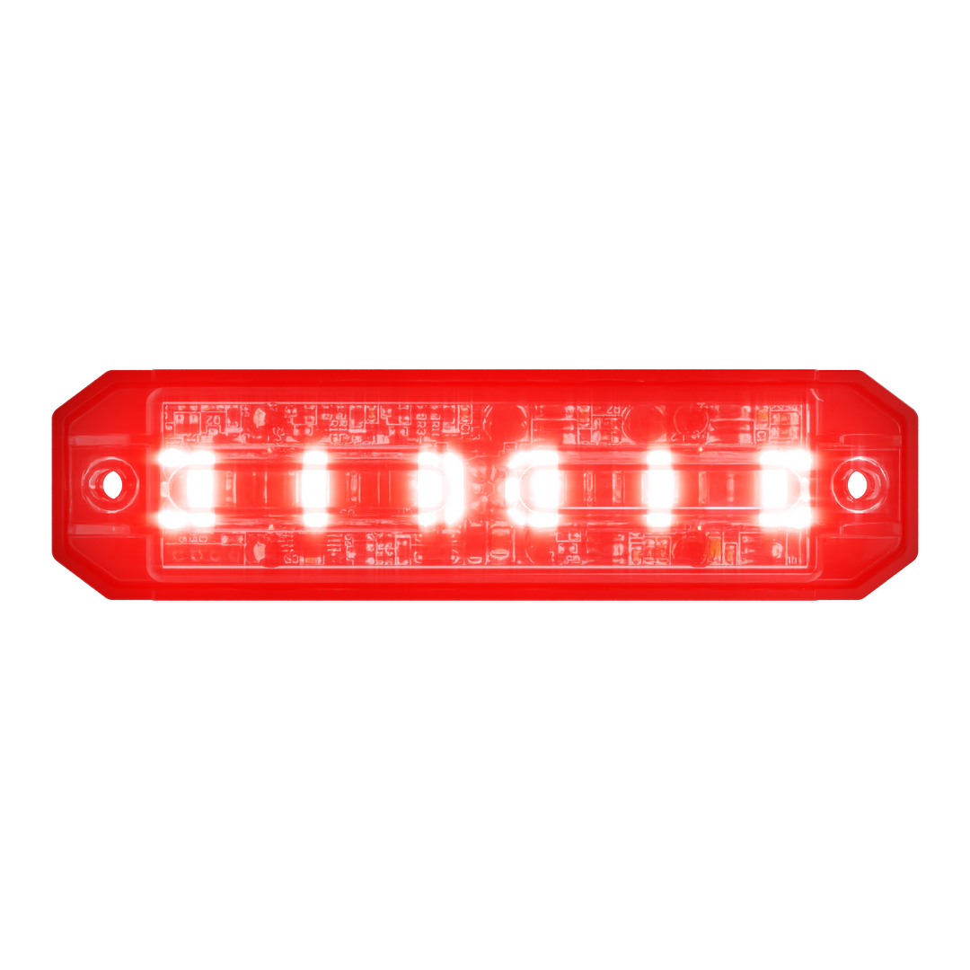 Abrams Ultra 6 LED Grill Light Head - Red