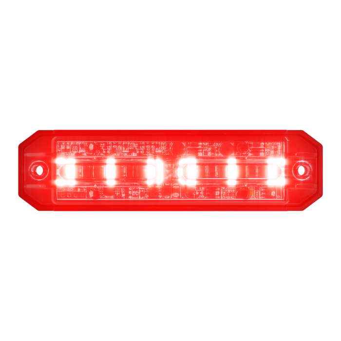 Abrams Ultra 6 LED Grill Light Head - Red